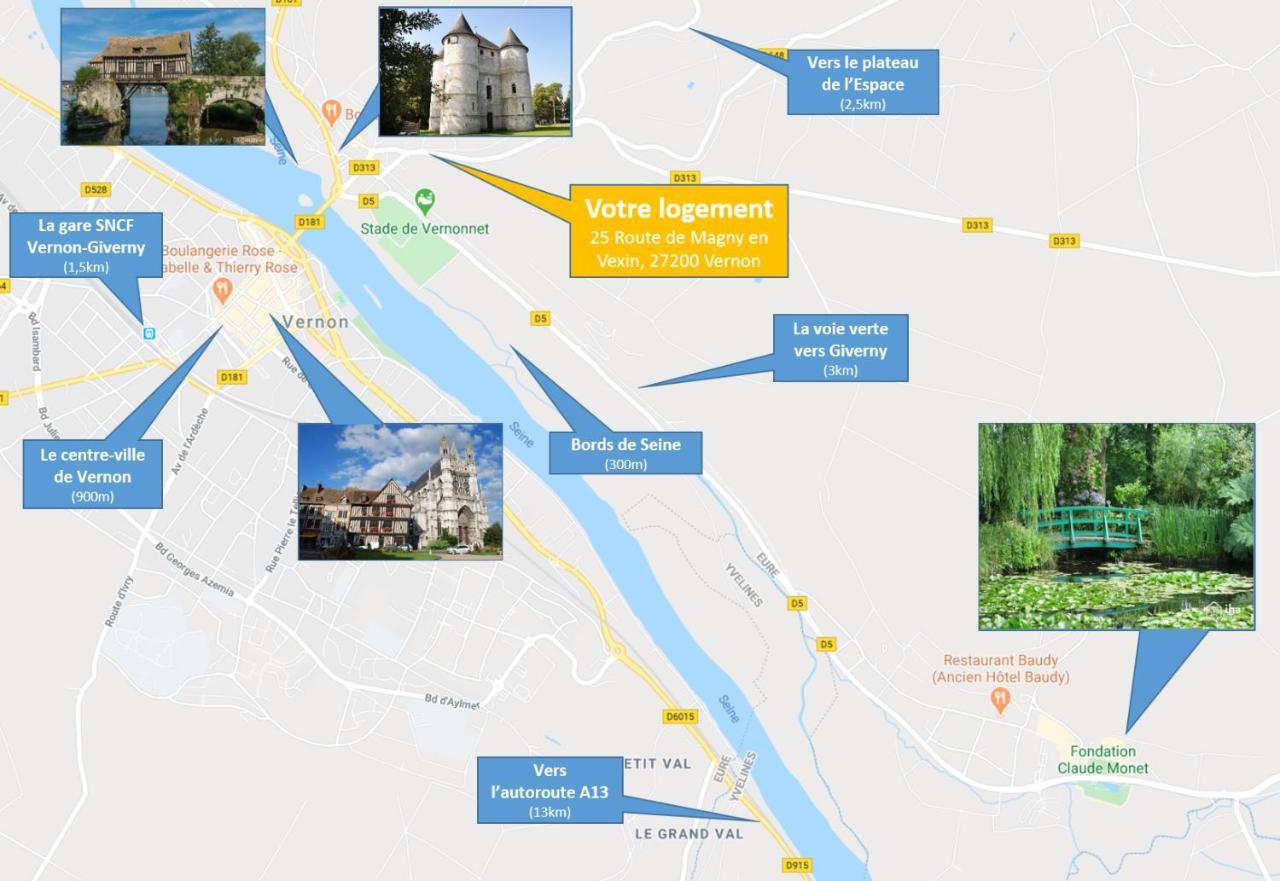 Le Relais De La Ravine Apartment เวอร์นอน ภายนอก รูปภาพ